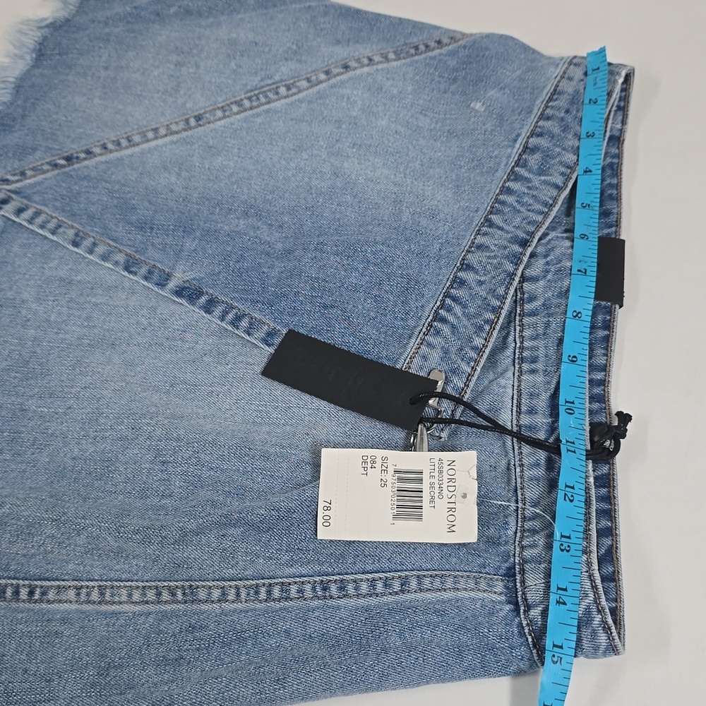 NWT BlankNYC wrap asymmetrical Jean denim skirt - Picture 9 of 10
